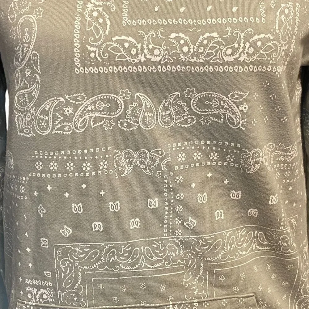 Art Class Kids Hoodie Sage Green and White Size L (12/14)